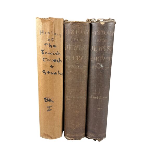 LECTURES ON THE HISTORY OF THE JEWISH CHURCH ARTHUR PENRHYN STANLEY 1864 vol 1-3